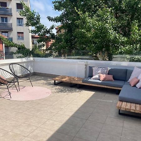Ático con preciosa terraza en Algorta Appartamento Getxo Esterno foto